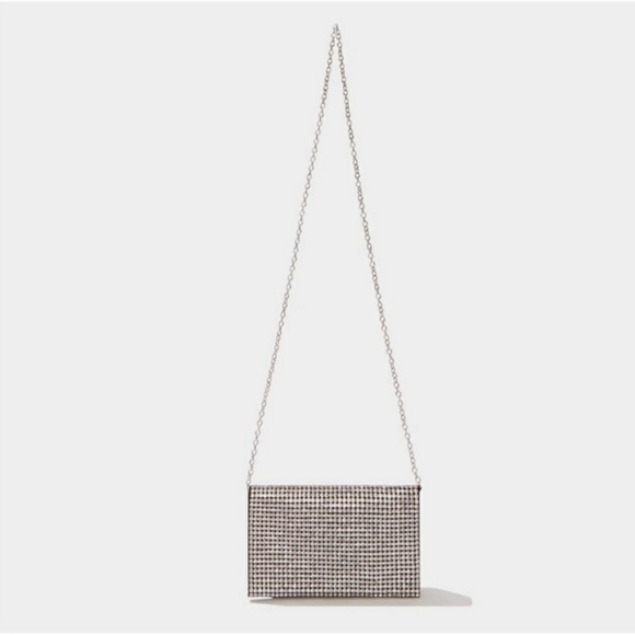 Amber sceats crystal studded shoulder / clutch bag. Stella crystal evening bag. - Picture 3 of 8